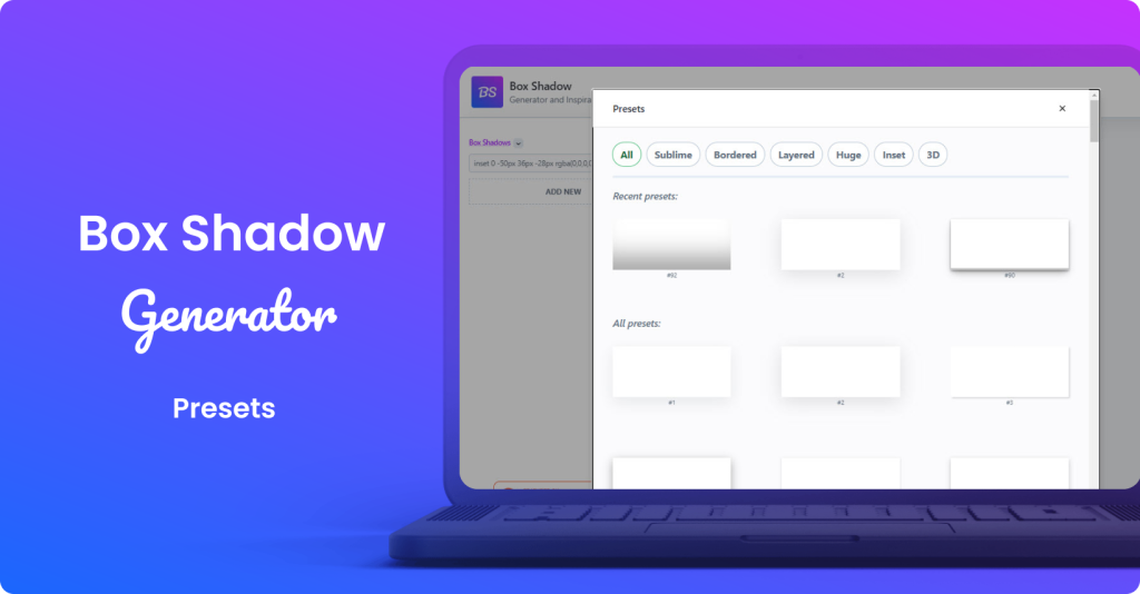 Community shadow gallery interface